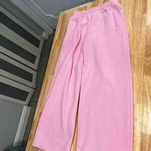 Edikted Pink Wide Leg Pants